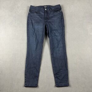 Judy Blue Skinny Fit Jeans Womens 11/30 Blue Dark Wash Stretch Denim Preppy